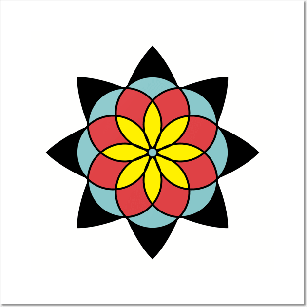 Seed of Life Mandala Wall Art by MonkeyBusiness